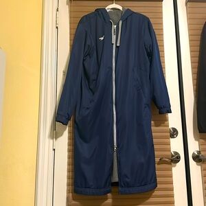 Speedo Team Parka: Navy, Adult Small